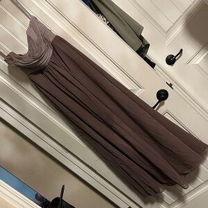 Alfred Angelo Strapless Mauve Dress